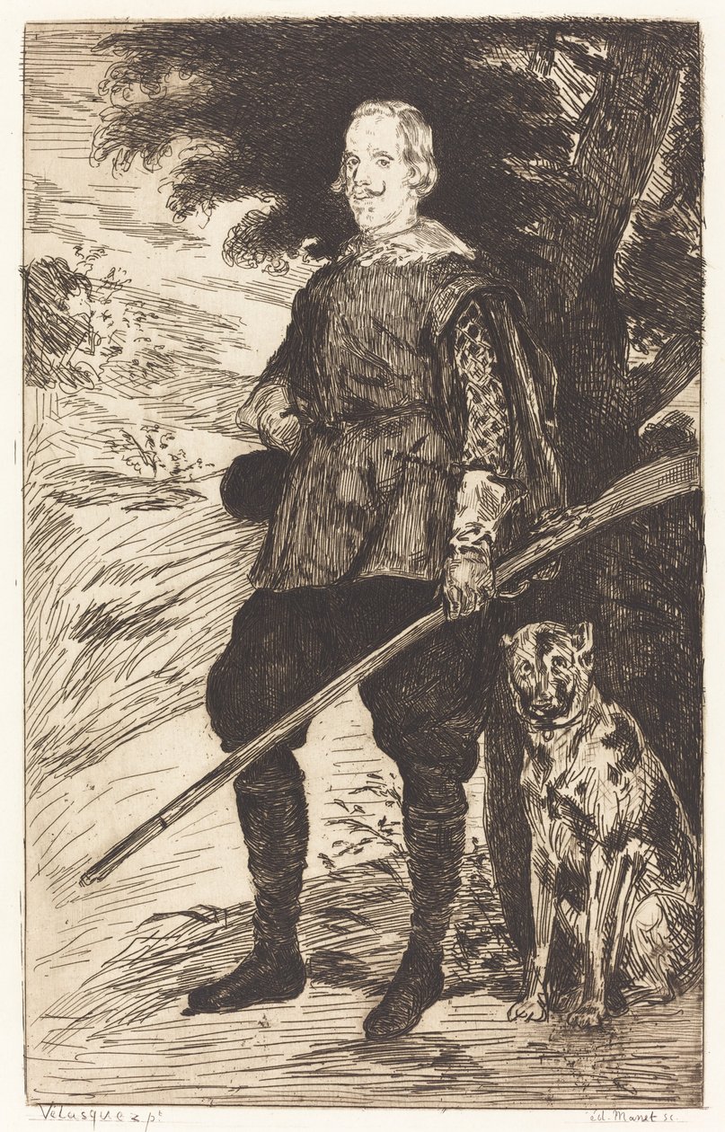 Philip V Philippe Eve, 1862. od Édouard Manet