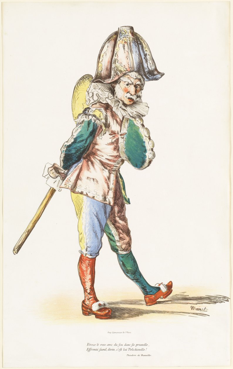 Punchinello od Édouard Manet