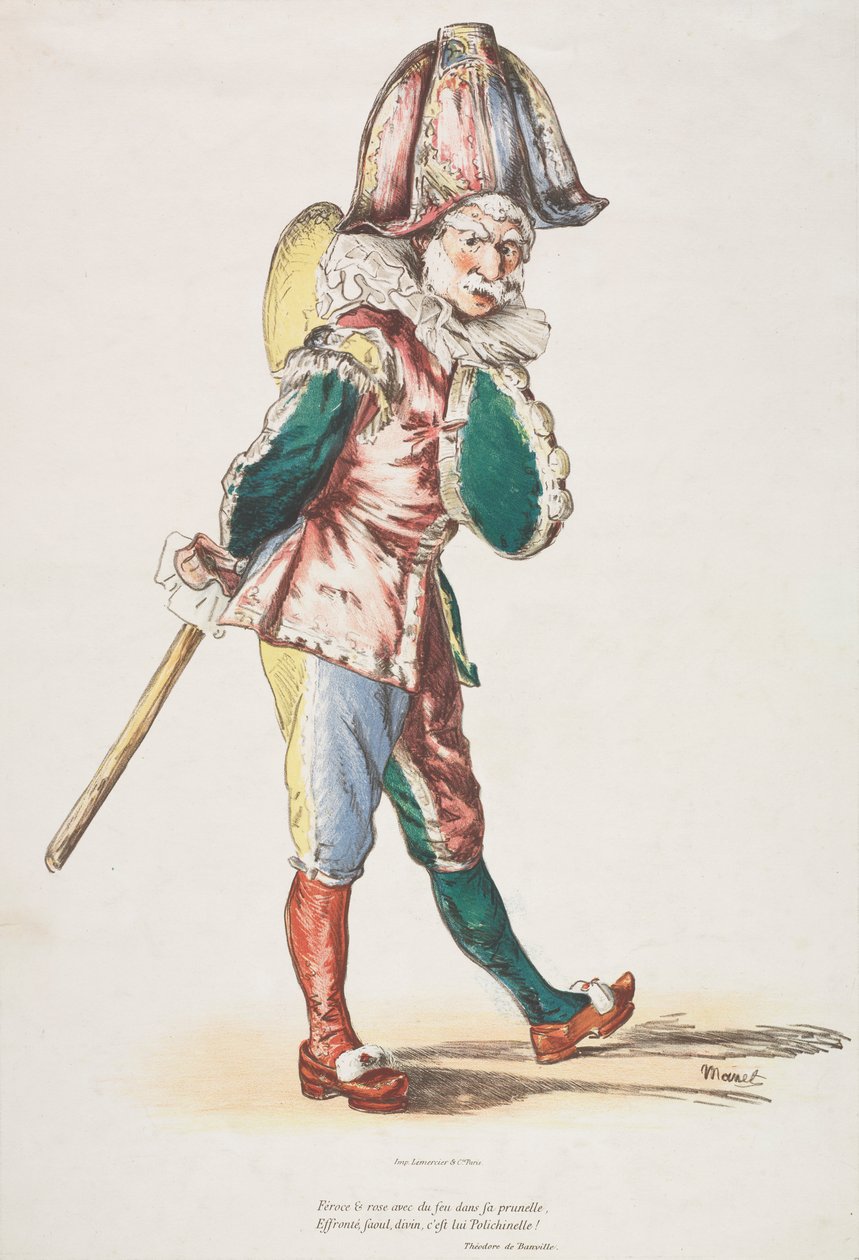 Punchinello od Édouard Manet