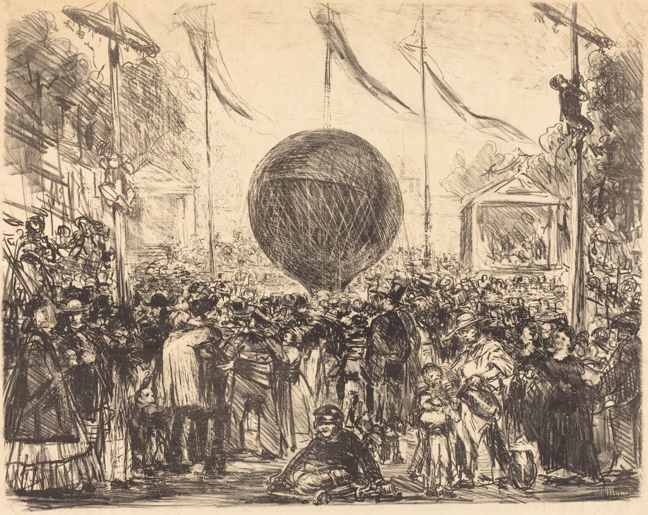 Balón od Édouard Manet