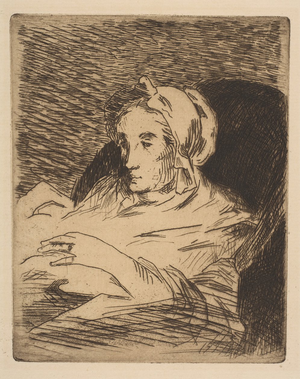 Rekonvalescent Suzanne Manet, 1879-81. od Édouard Manet