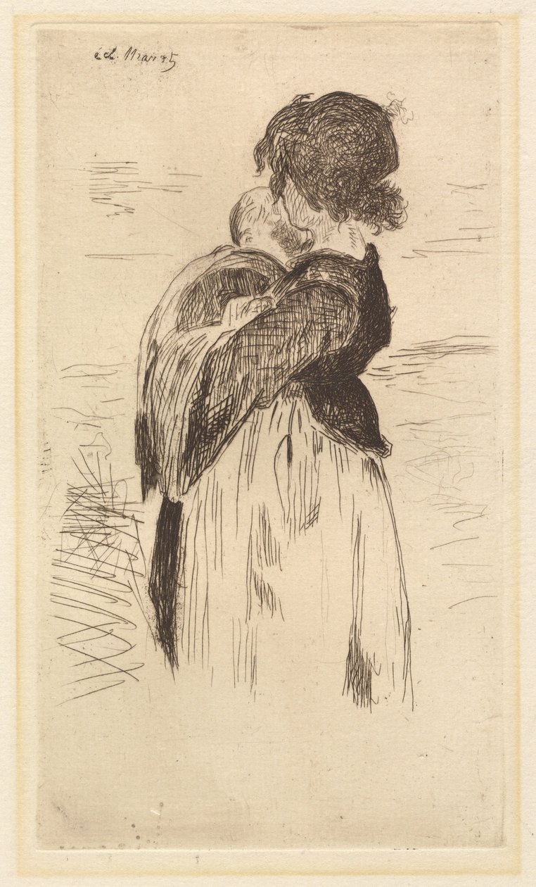 Holčička Le petite fille, 1862. od Édouard Manet