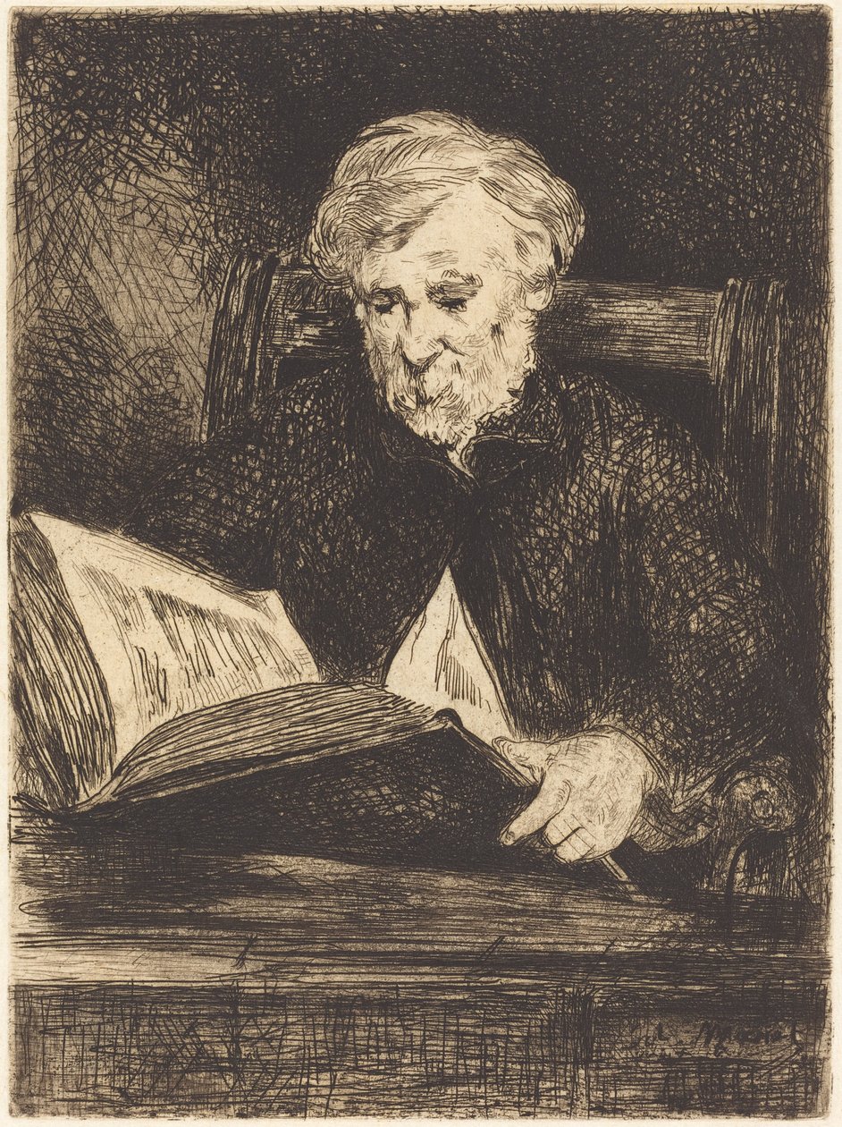 Čtenář Le liseur, 1861. od Édouard Manet