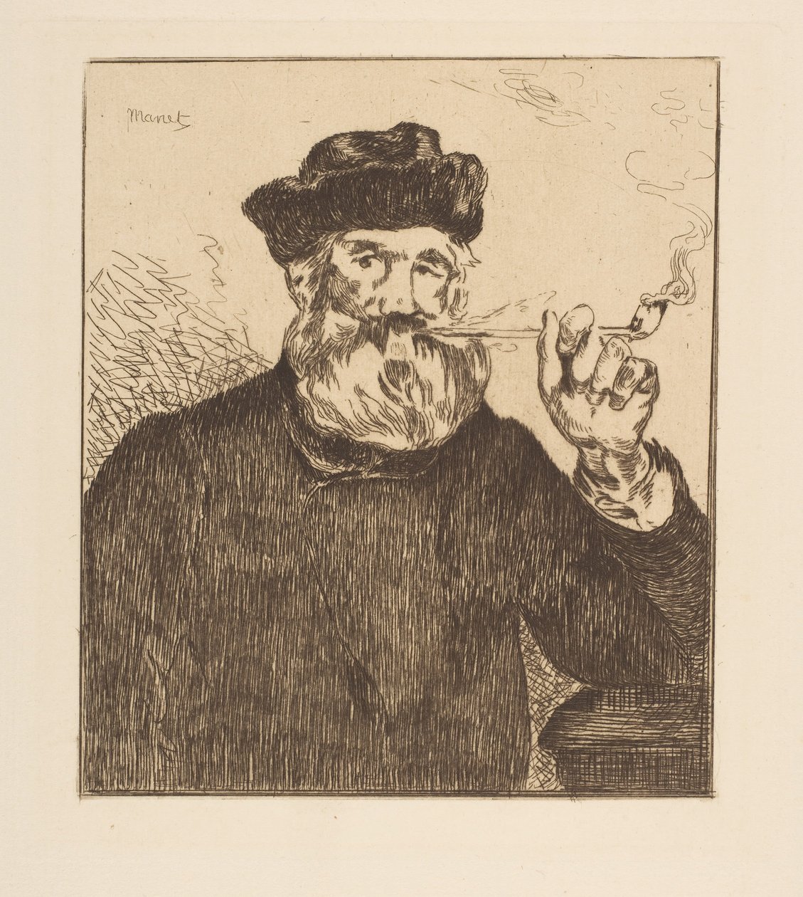 Kuřák. od Édouard Manet
