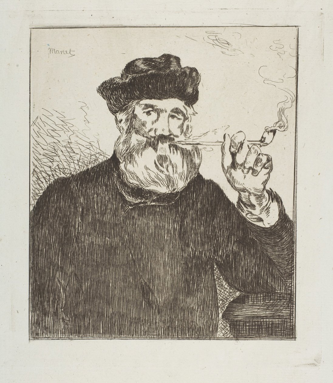Kuřák Kuřák, 1866-67. od Édouard Manet