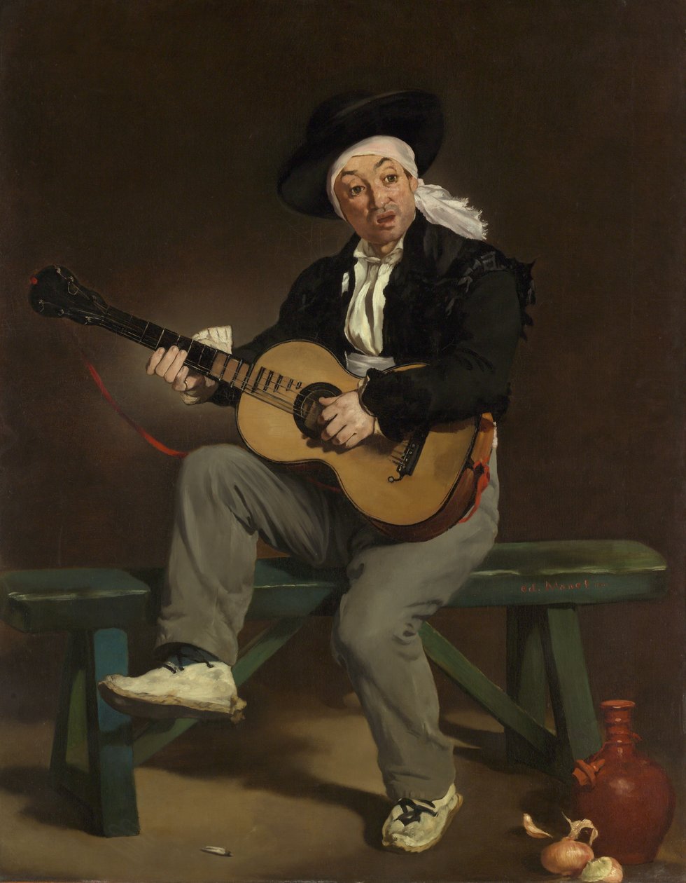 Španělský zpěvák, 1860. od Édouard Manet