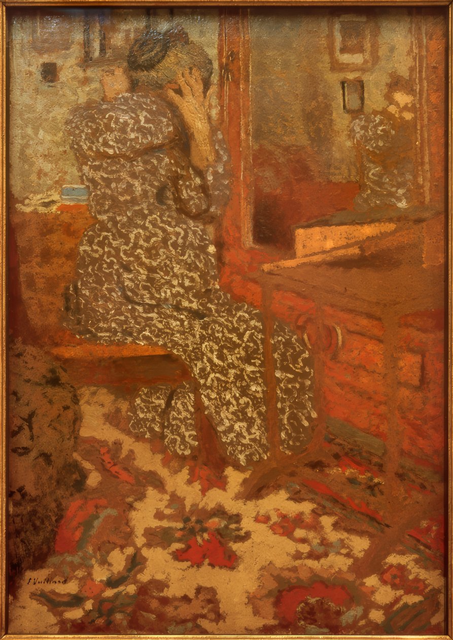 Při úpravě vlasů od Edouard Vuillard
