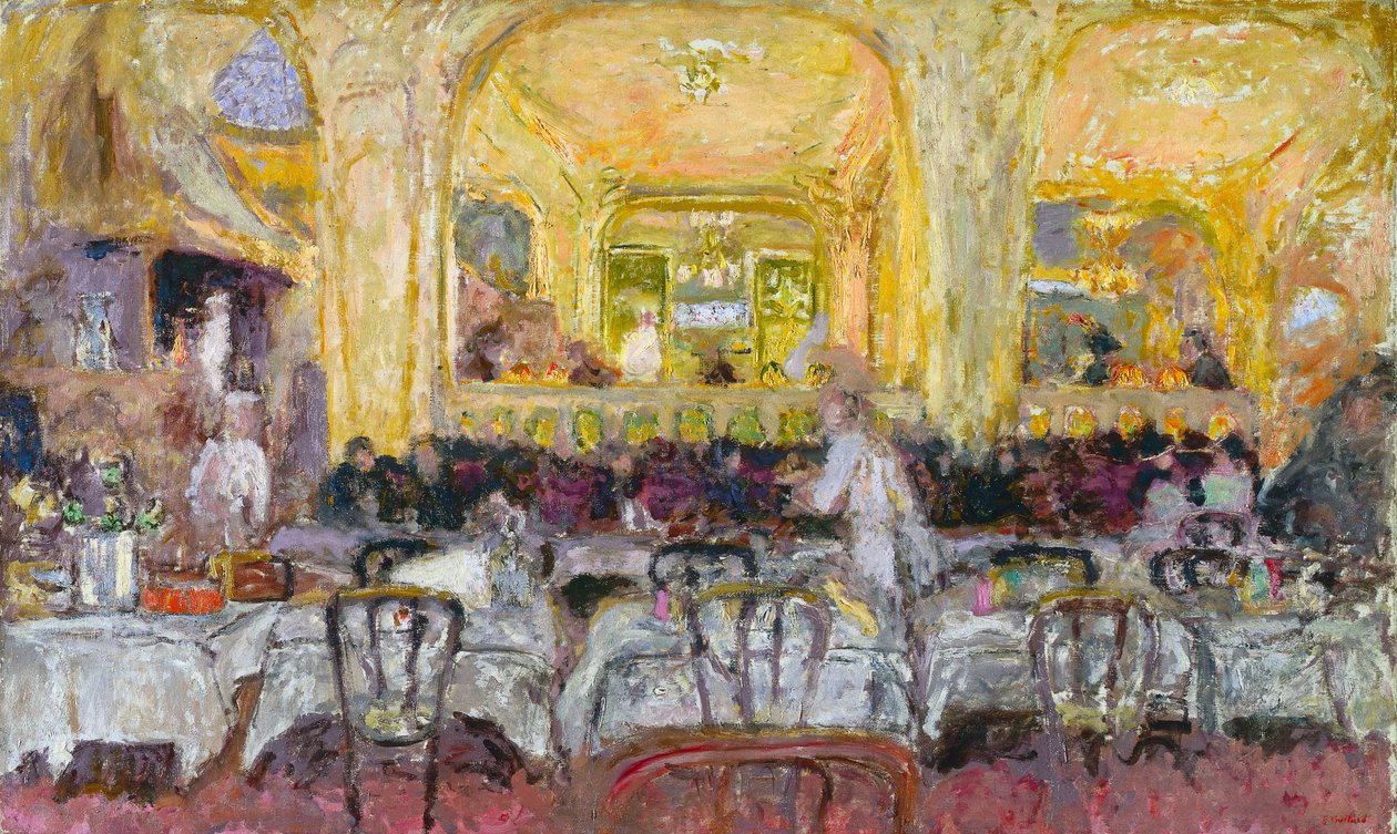 Café Wepler, kolem 1908-10, přepracováno v roce 1912 od Edouard Vuillard