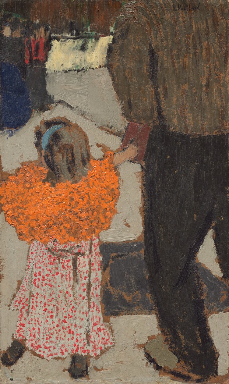 Dítě v červeném šátku, c. 1891. od Edouard Vuillard