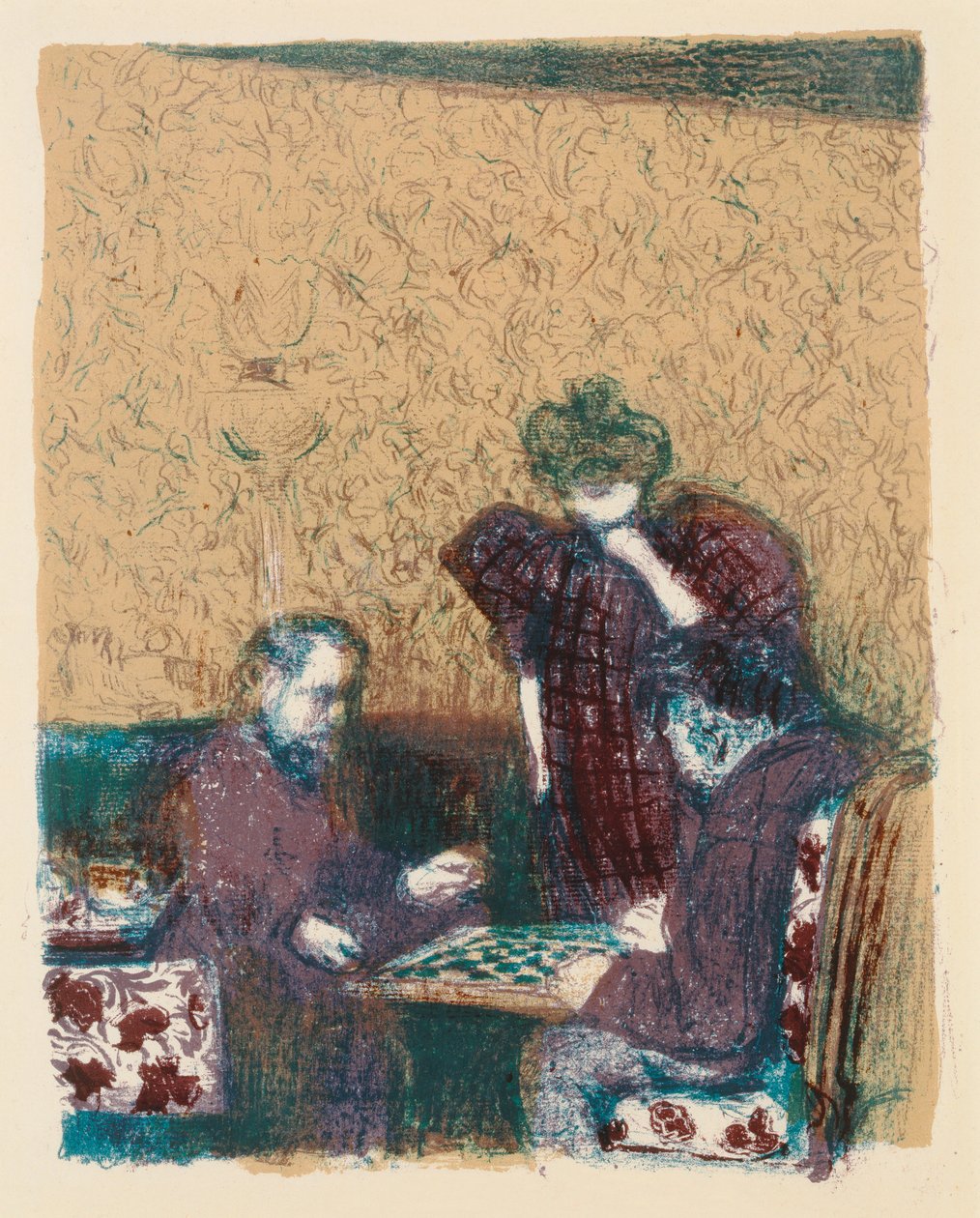 Hra návrhů od Edouard Vuillard