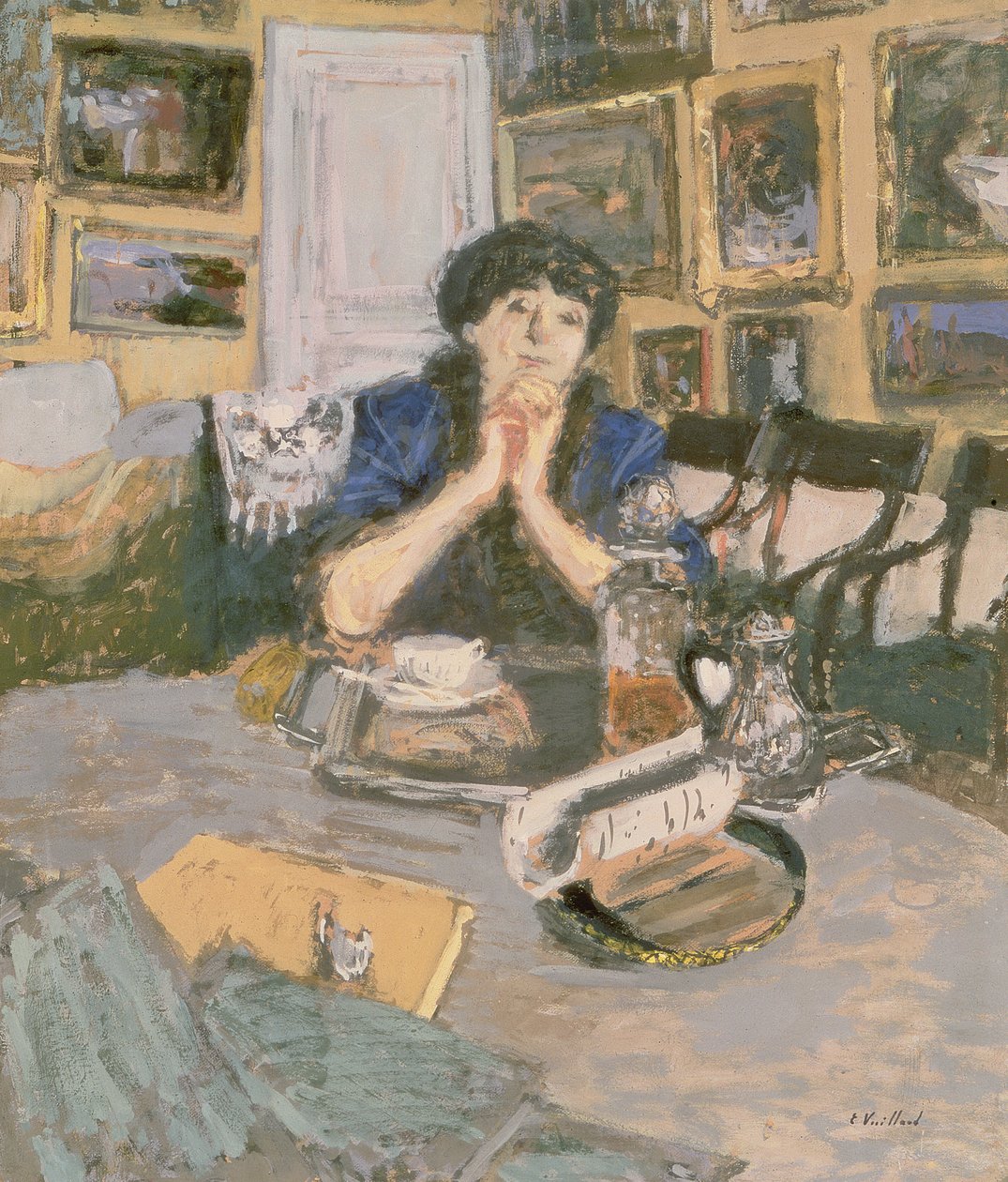 Madame Hessel s šátkem, 1911 od Edouard Vuillard
