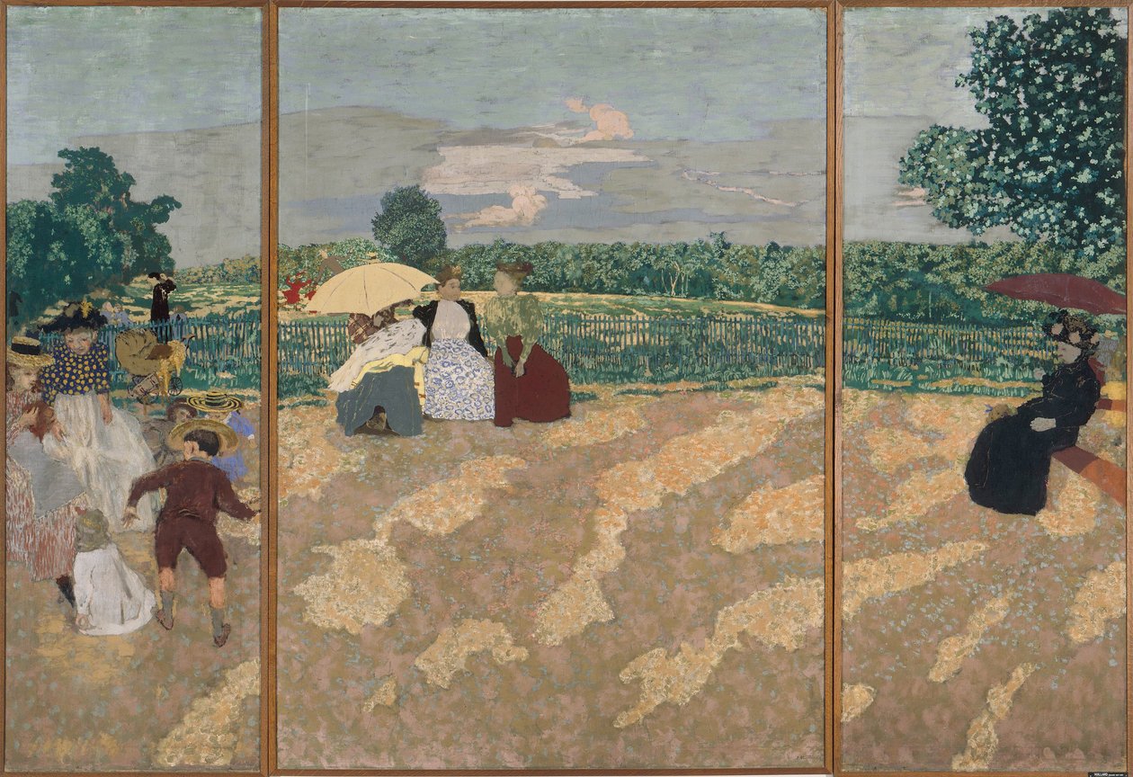 Veřejné zahrady, 1894 od Edouard Vuillard