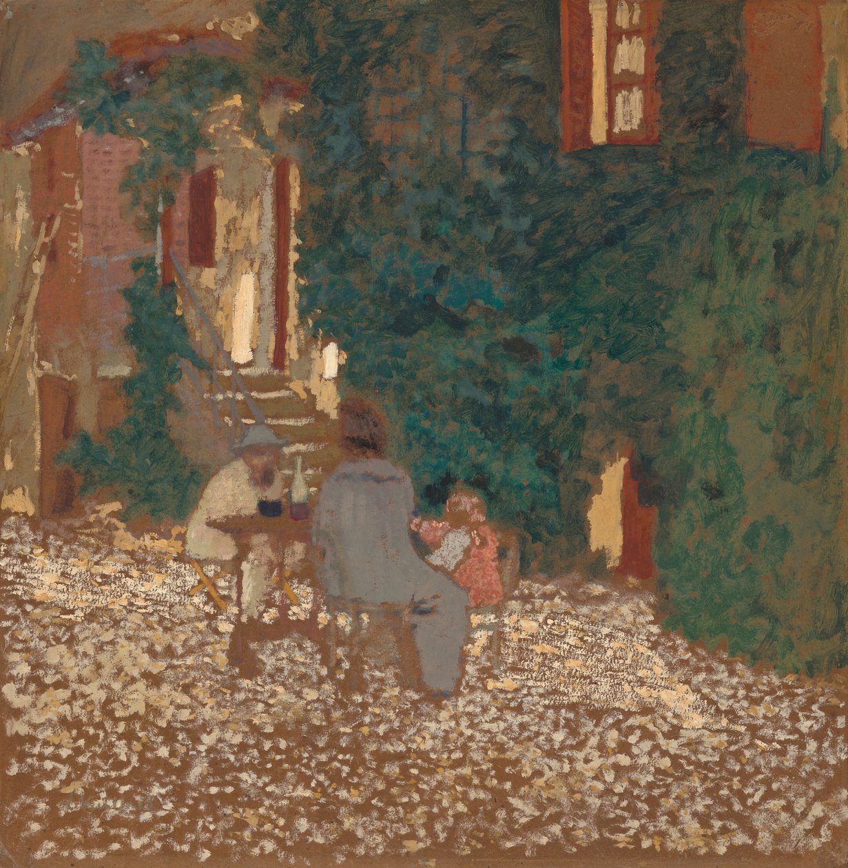 Repast in a Garden, 1898. od Edouard Vuillard