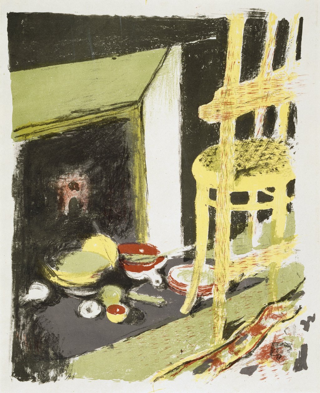 Ohniště od Edouard Vuillard