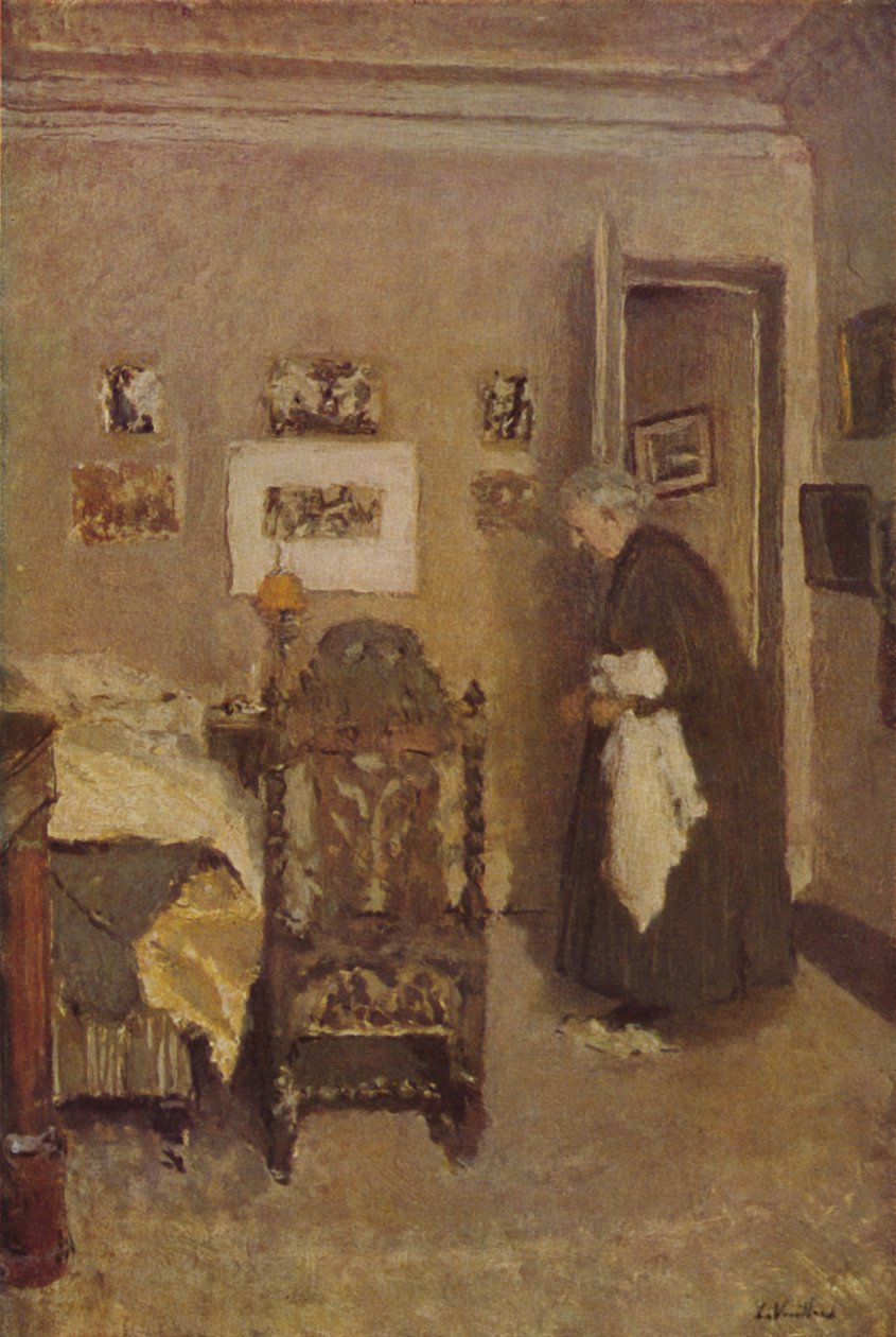 Hospodyně Asi 1925, c1925, 1946 od Edouard Vuillard