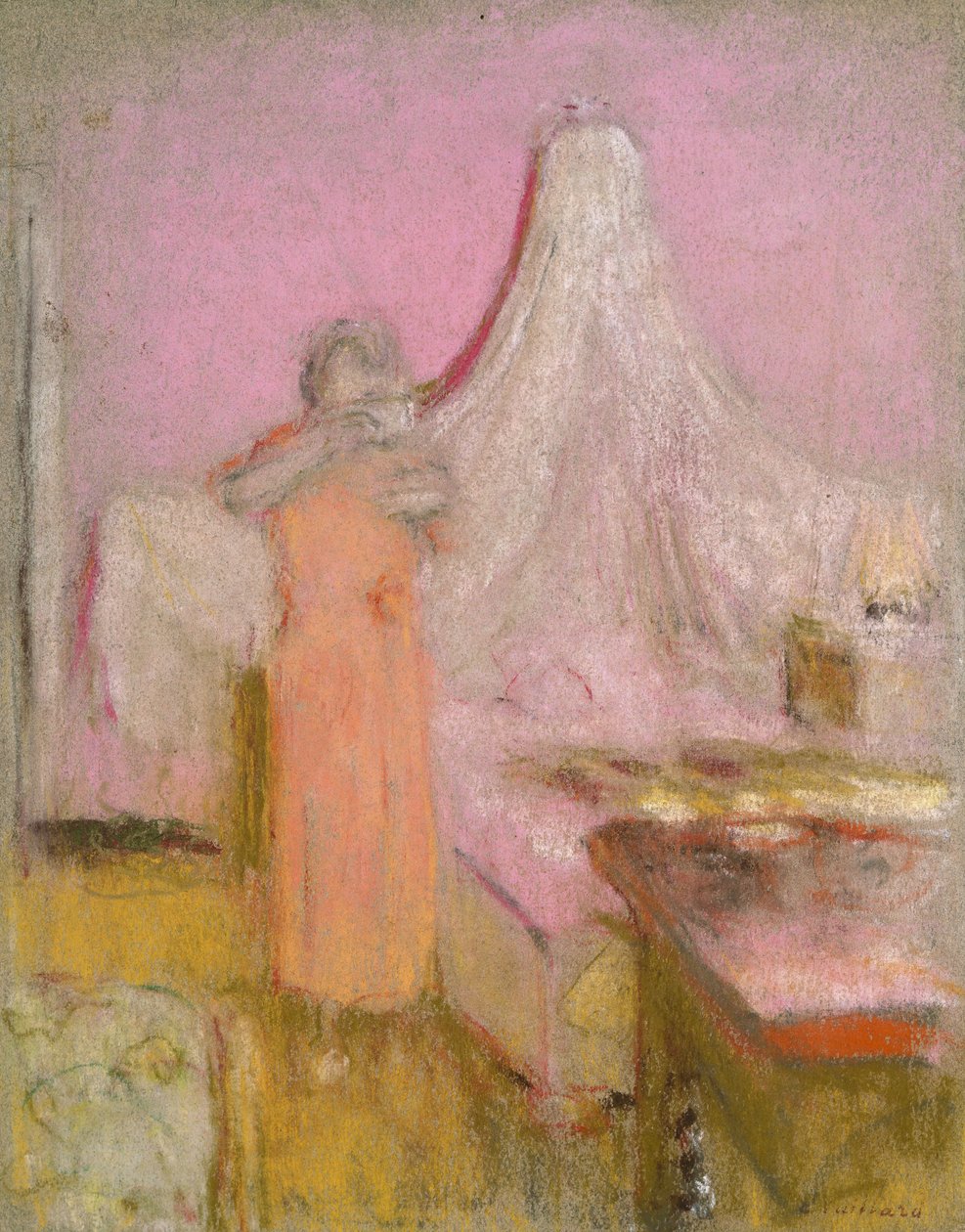 Ranní šálek čaje, kolem roku 1930 od Edouard Vuillard