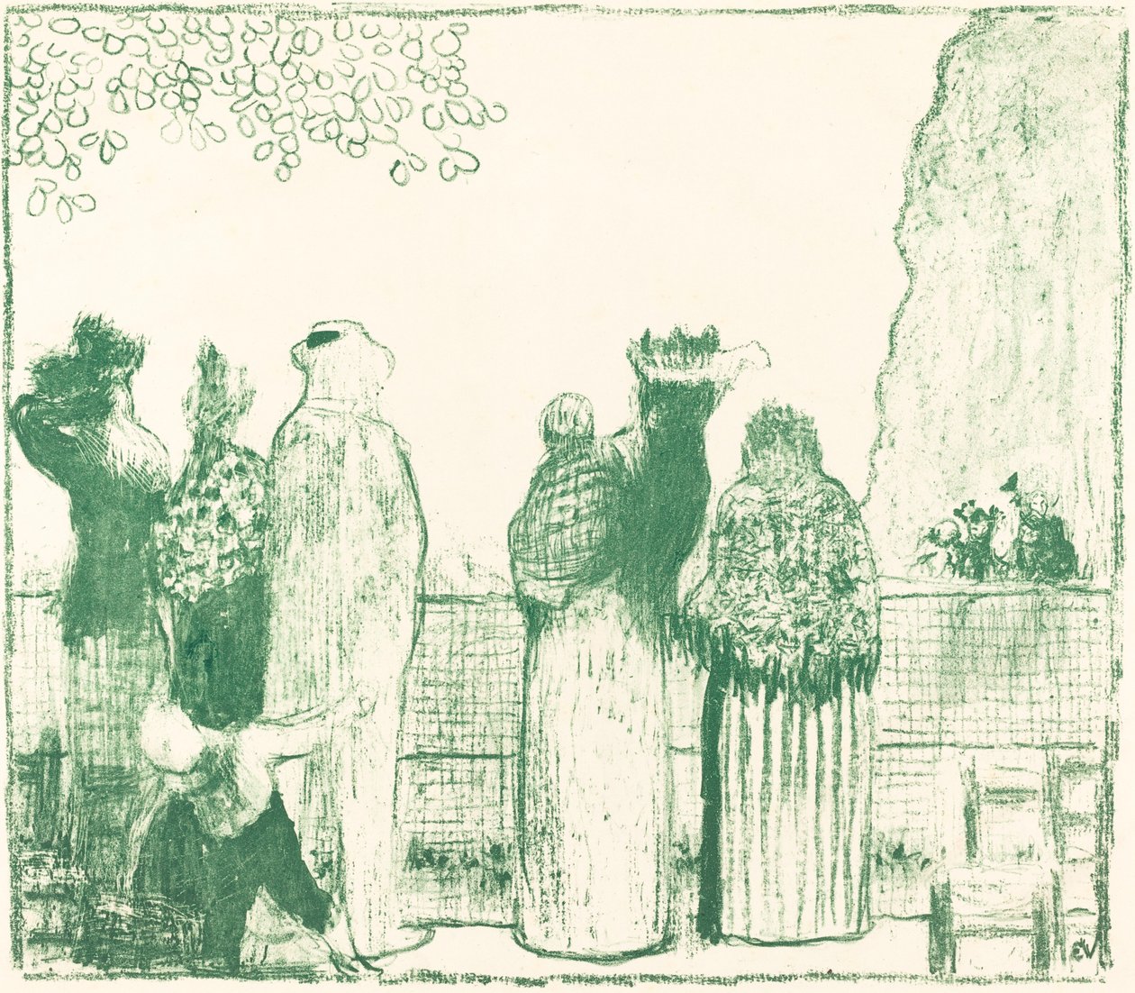 Tuilerijské zahrady, 1895. od Edouard Vuillard