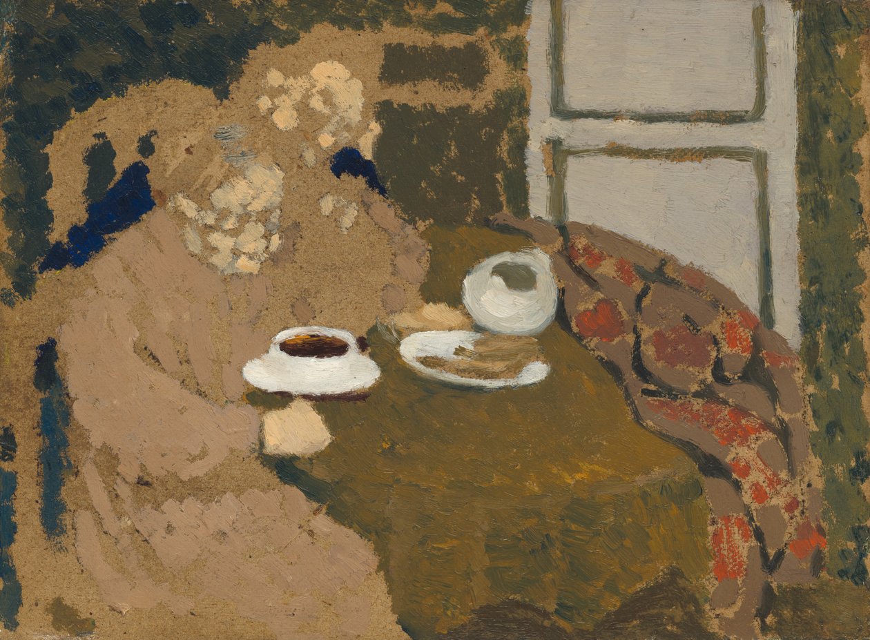 Dvě ženy pijí kávu od Edouard Vuillard