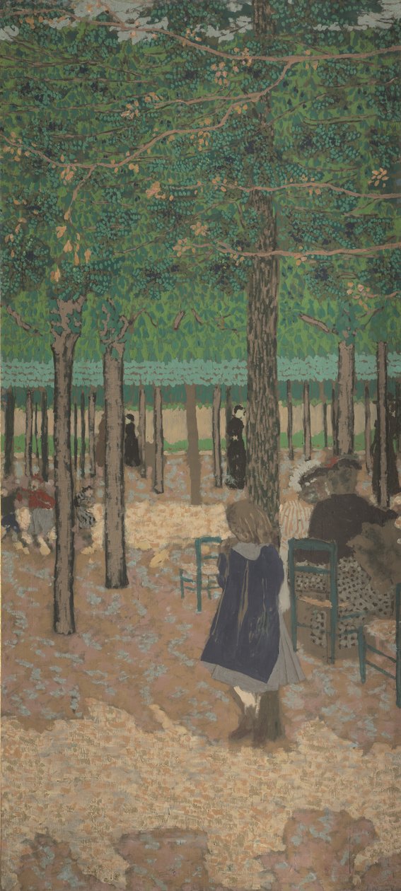 Pod stromy, 1894 od Edouard Vuillard
