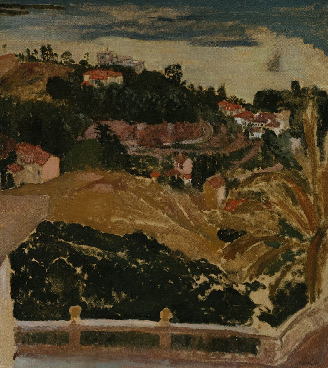 Pohled na Cannes, kolem roku 1901 od Edouard Vuillard