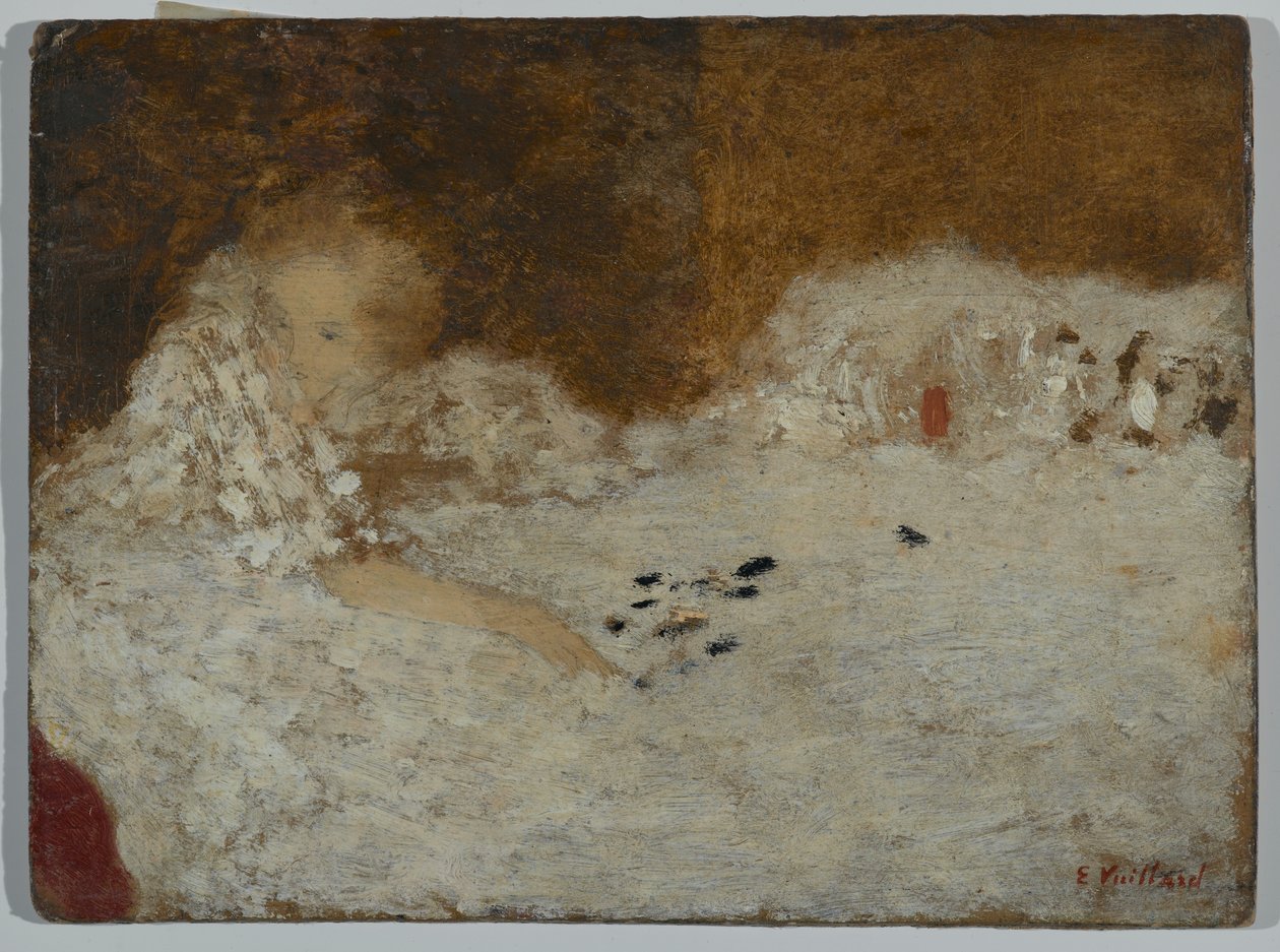 Mladá žena v posteli, 1894 od Edouard Vuillard