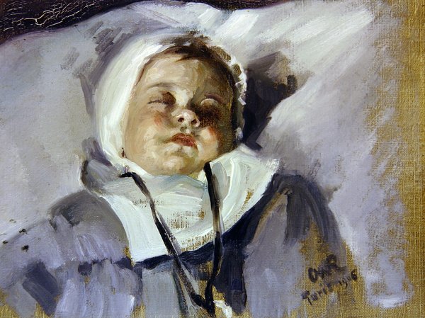 Spící dítě od Henry Charles Fehr