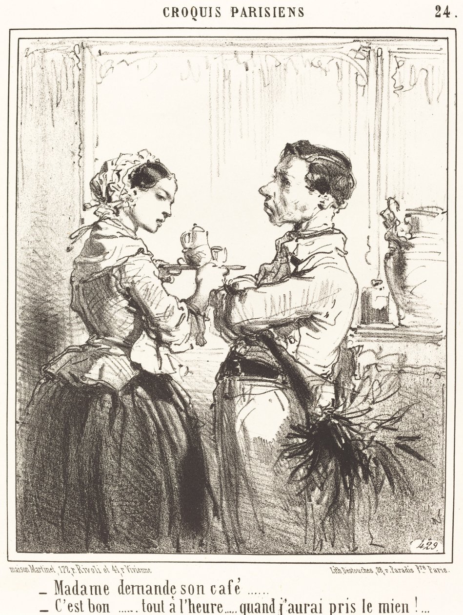 Madame požádá o kávu od Edouard de Beaumont