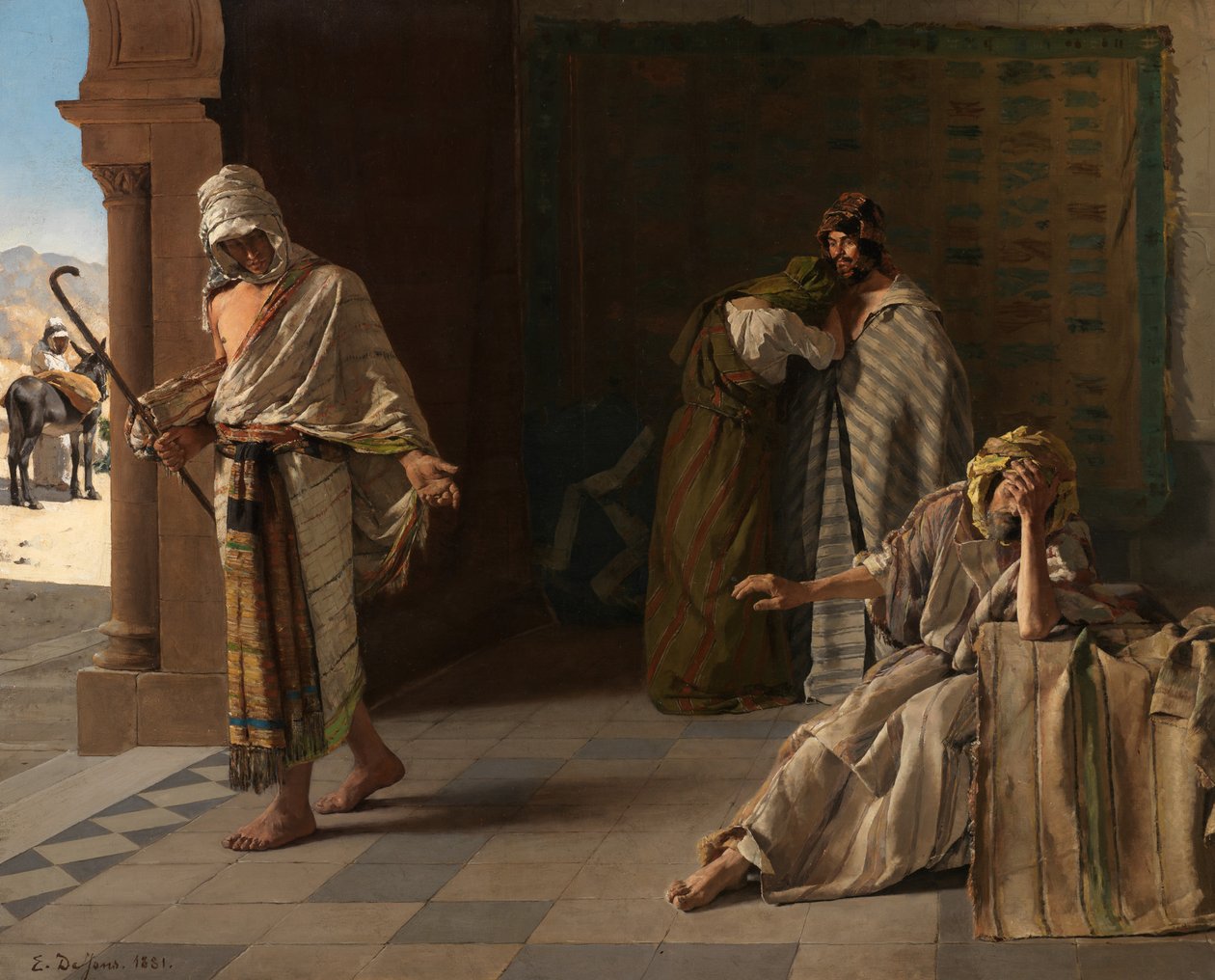 Odchod marnotratného syna od Edouard de Jans