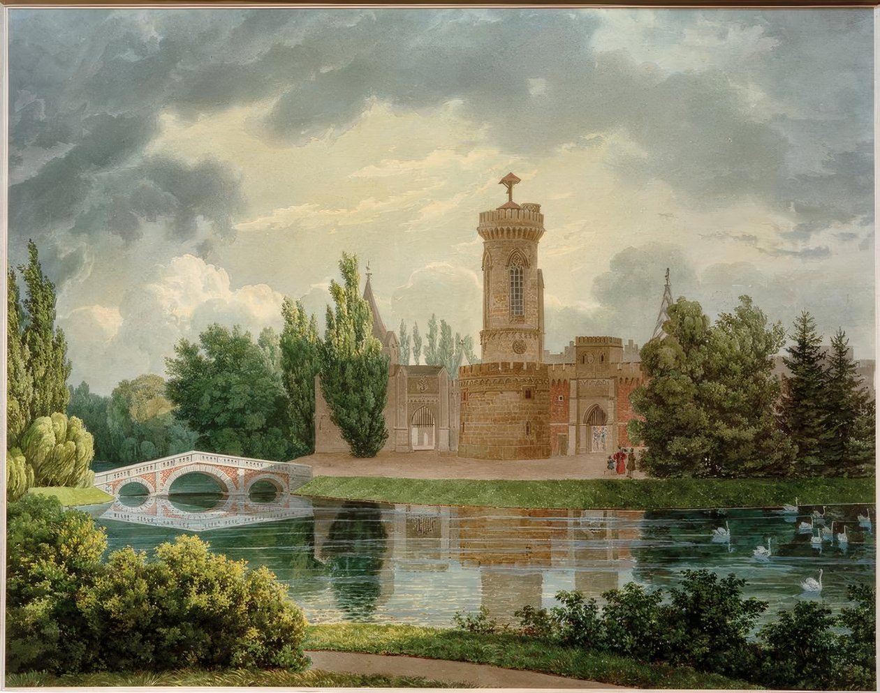 Franzensburg (postaven 1801-1836 za císaře Františka I.; Arch.: Johann Ferdinand Hetzendorf von Hohenberg). od Eduard Gurk