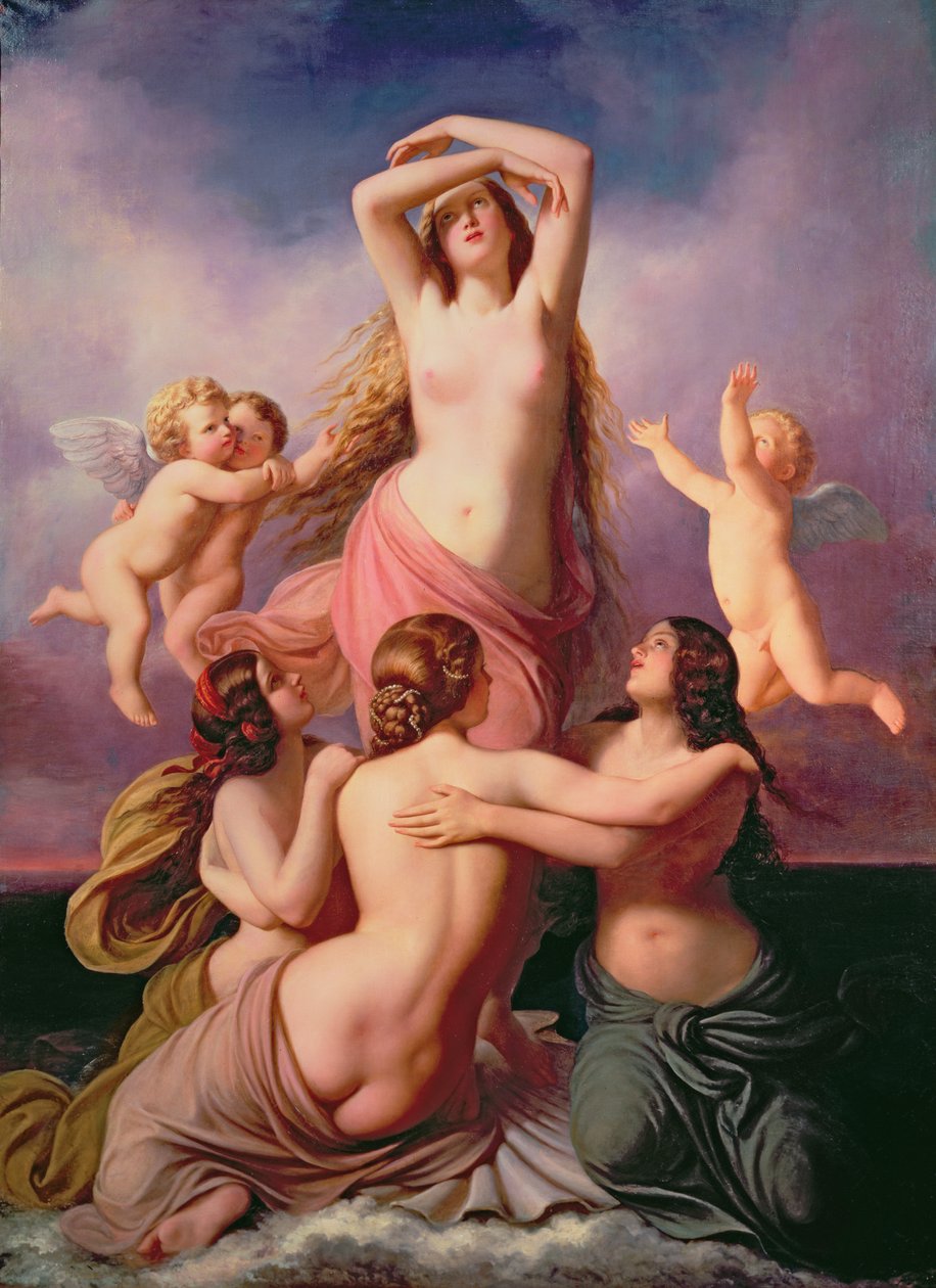 Zrození Venuše, 1846 od Eduard Steinbruck