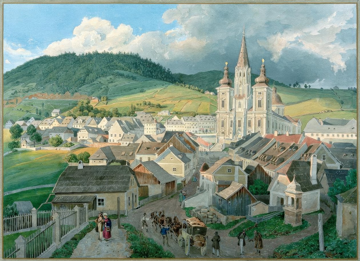 Gnadenkirche v Mariazell od Eduard Gurk