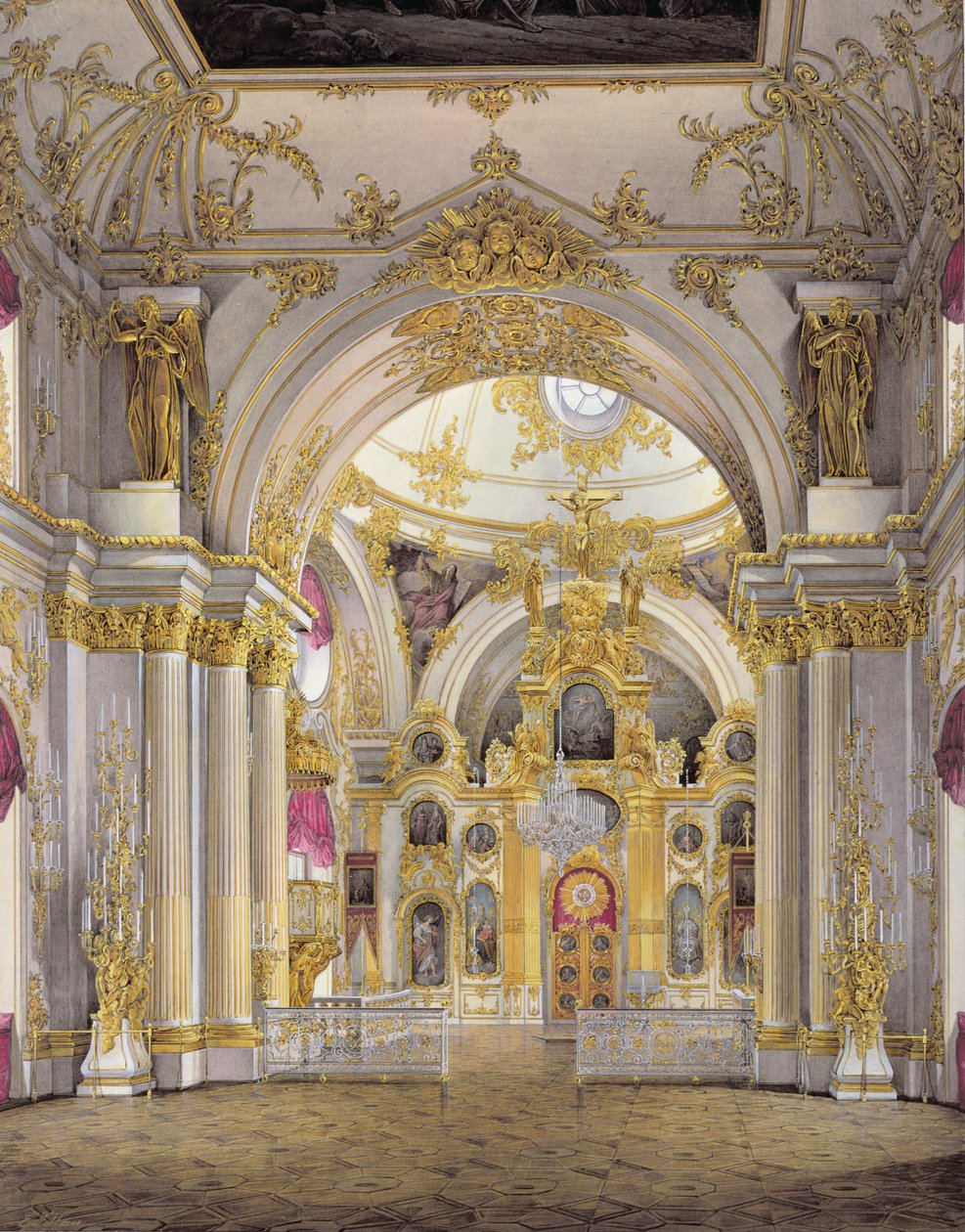 Velký kostel, Zimní palác od Eduard Hau