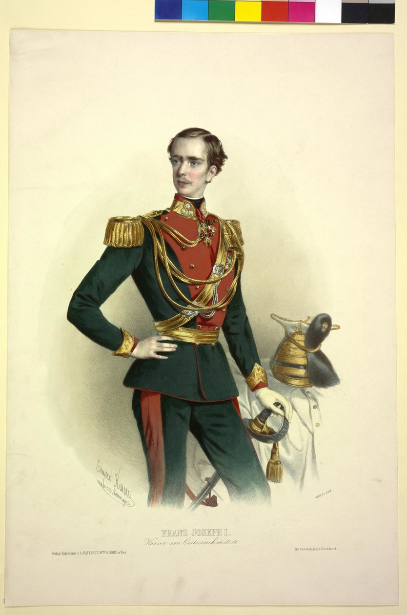 Rakouský císař František Josef I. od Eduard Kaiser