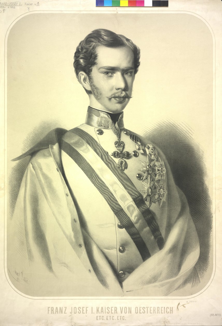Rakouský císař František Josef I. od Eduard Kaiser