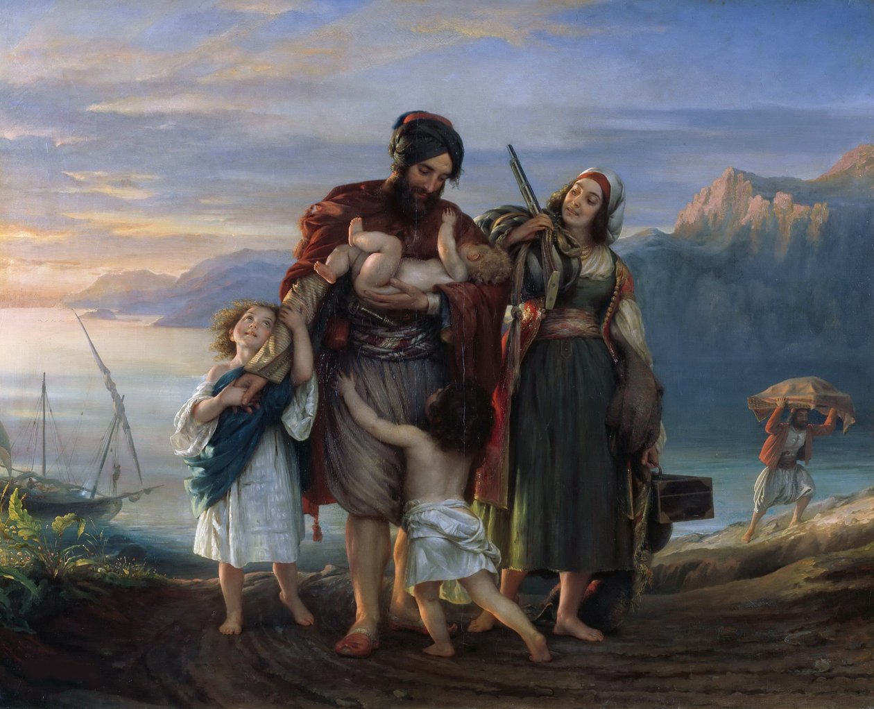 Návrat Armatoles domů, 1836. od Eduard Magnus