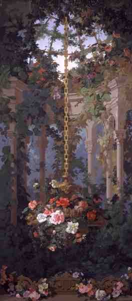 The Garden of Armida, design tapety od Eduard Muller