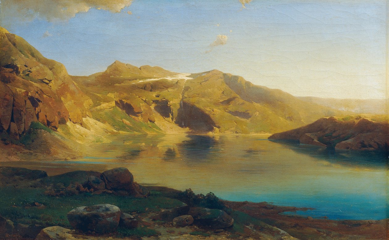 Alpensee od Eduard Peithner von Lichtenfels