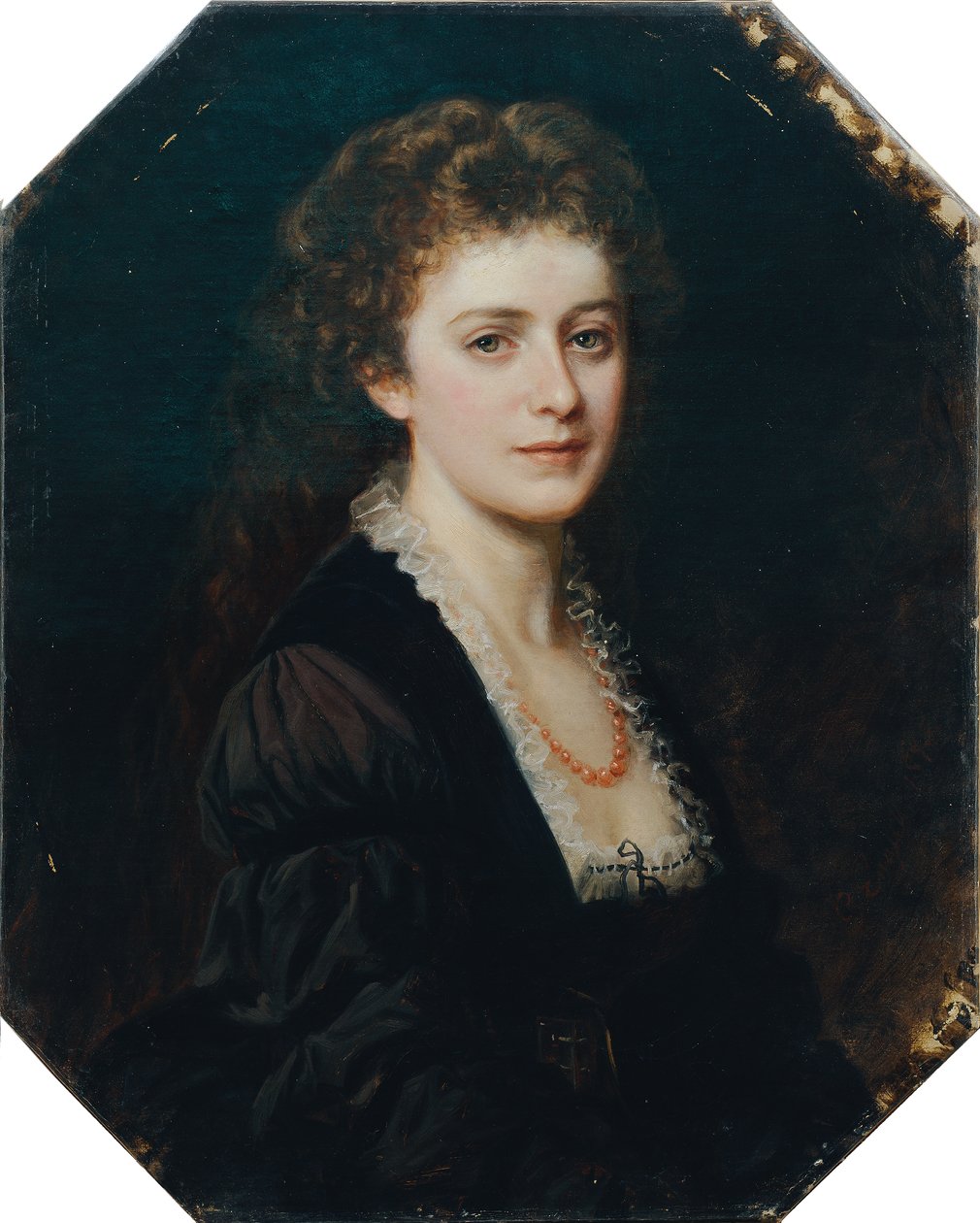 portrét dámy od Eduard Ritter von Engerth