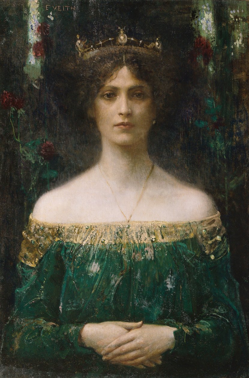 Králova dcera, před rokem 1902. od Eduard Veith