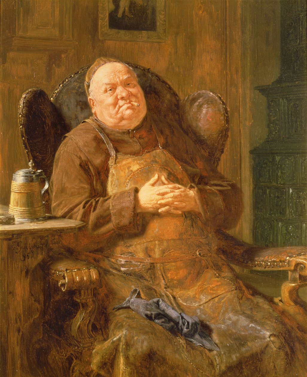 Tichý kouř, 1895 od Eduard von Grutzner