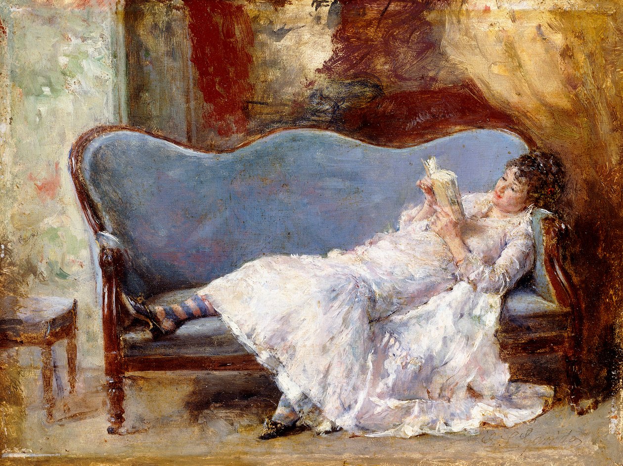 paní čtení, od Eduardo Leon Garrido