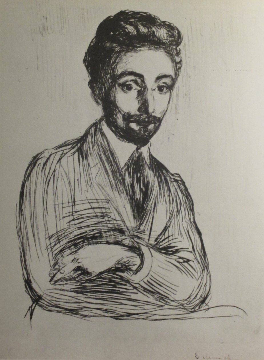 Portrét Helge Rode od Edvard Munch