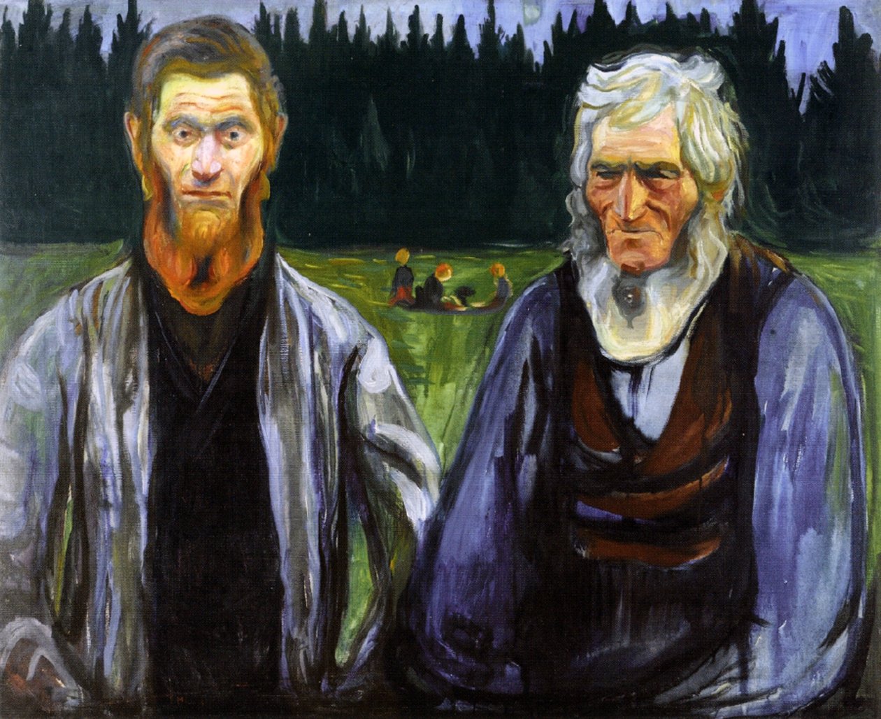 Otec a syn, kolem roku 1904 od Edvard Munch