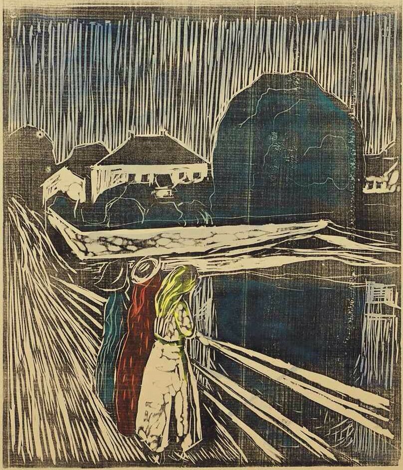 Dívky na molu od Edvard Munch