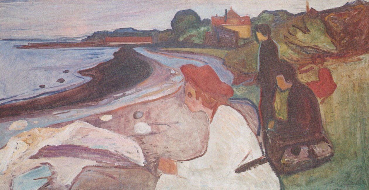 Mládí u moře od Edvard Munch