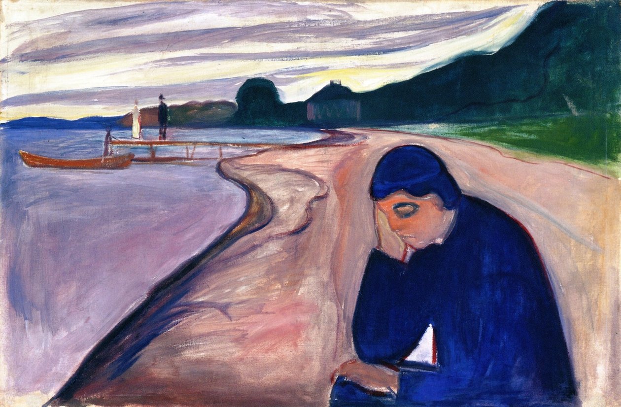 Melancholie od Edvard Munch
