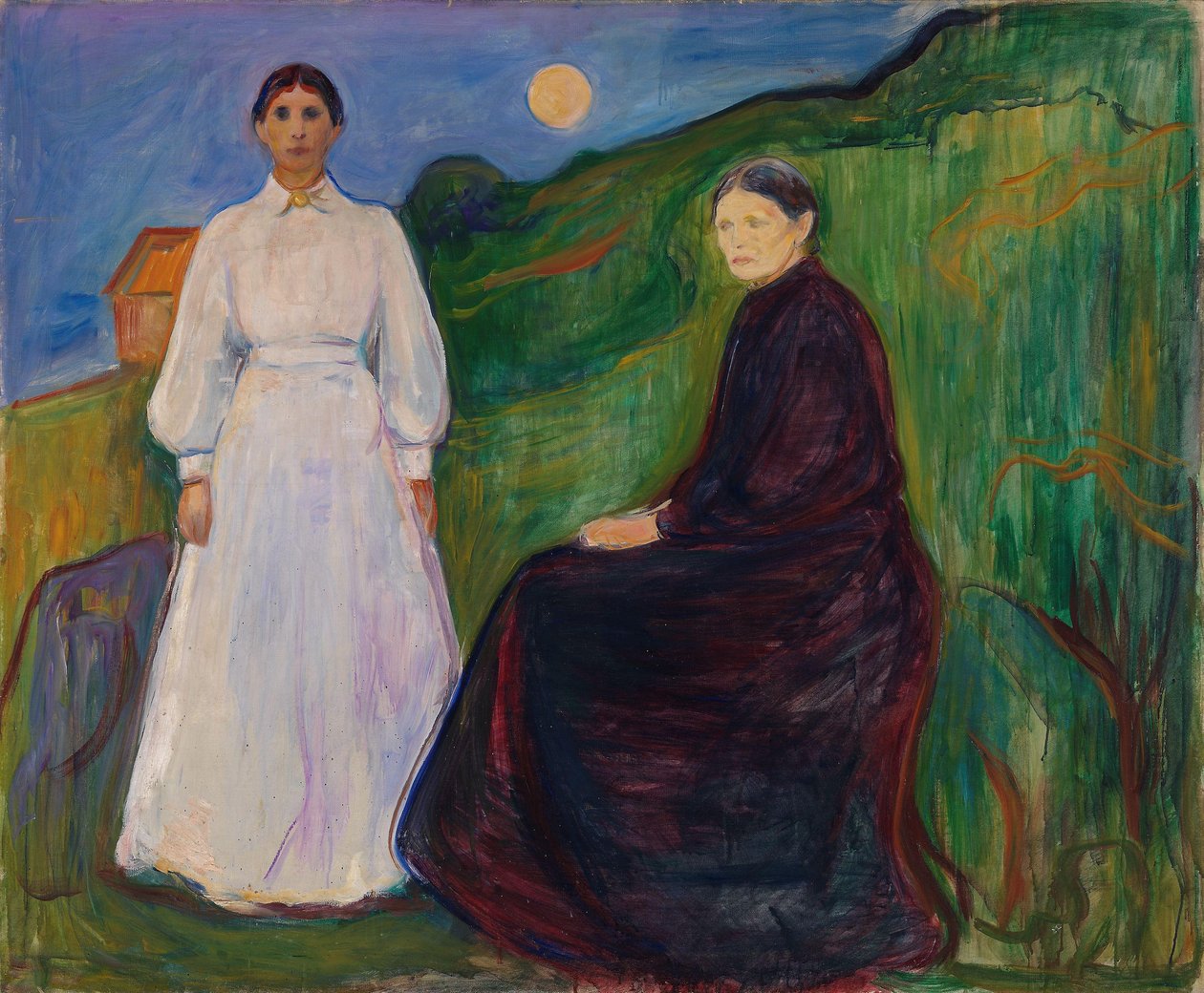 Matka a dcera, 1897 od Edvard Munch