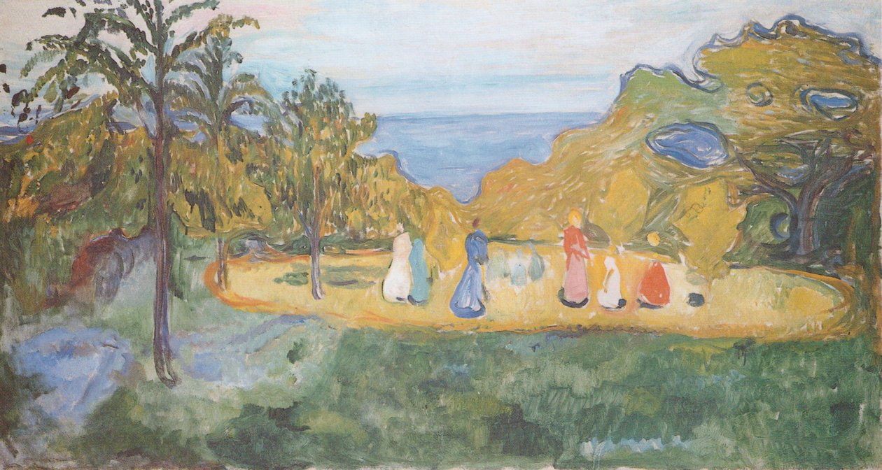 Sluneční svit od Edvard Munch