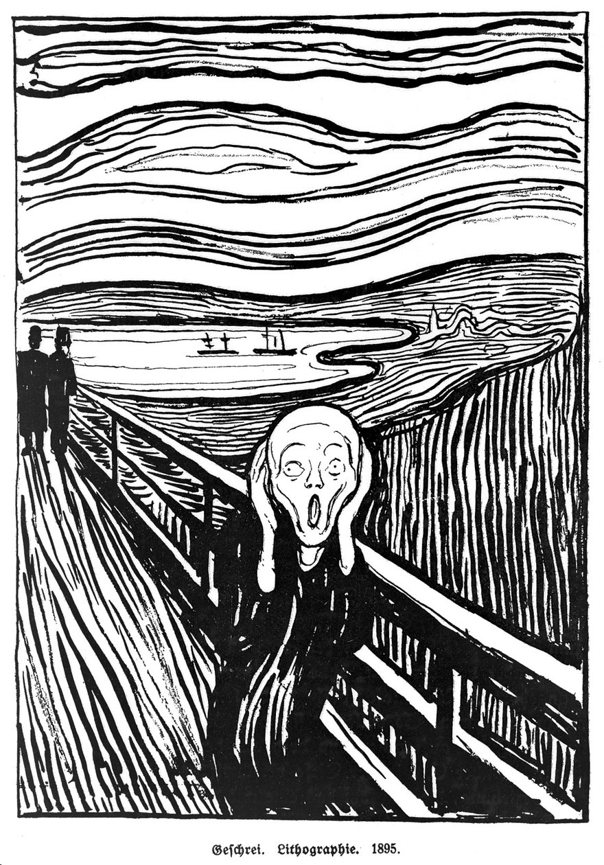 Křik od Edvard Munch