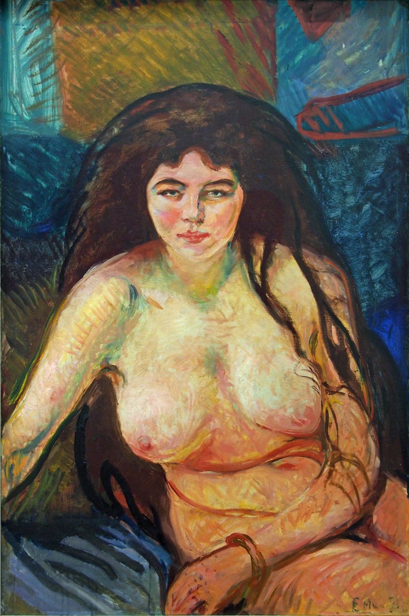 Ženská polonahá od Edvard Munch
